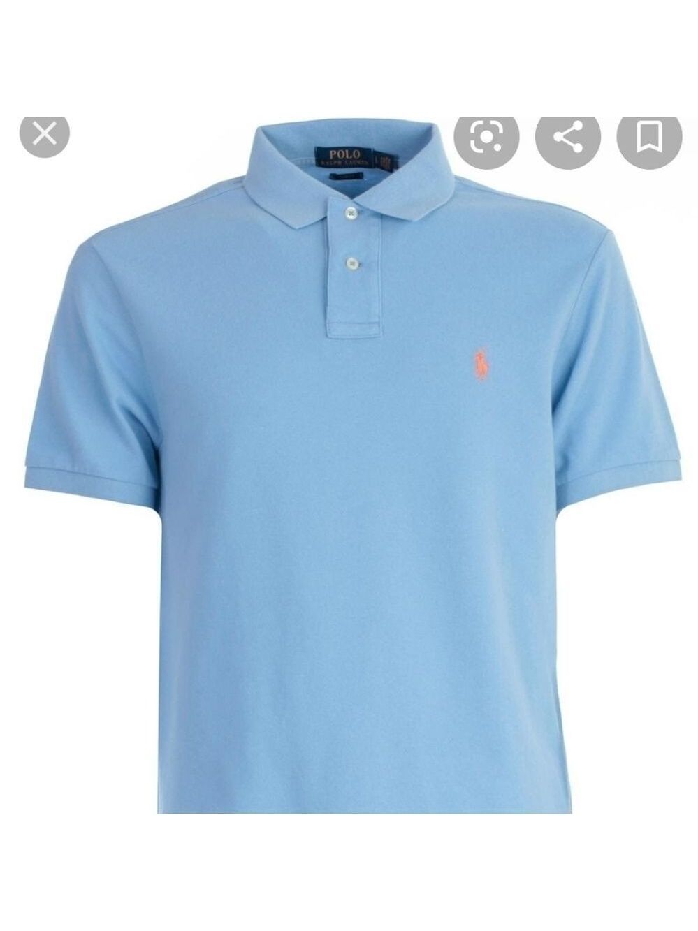 Ralph Lauren mens Blue Polo Shirt L